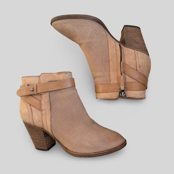 Dolce Vita Yuri Perforated Leather Booties - Picture 3 of 6